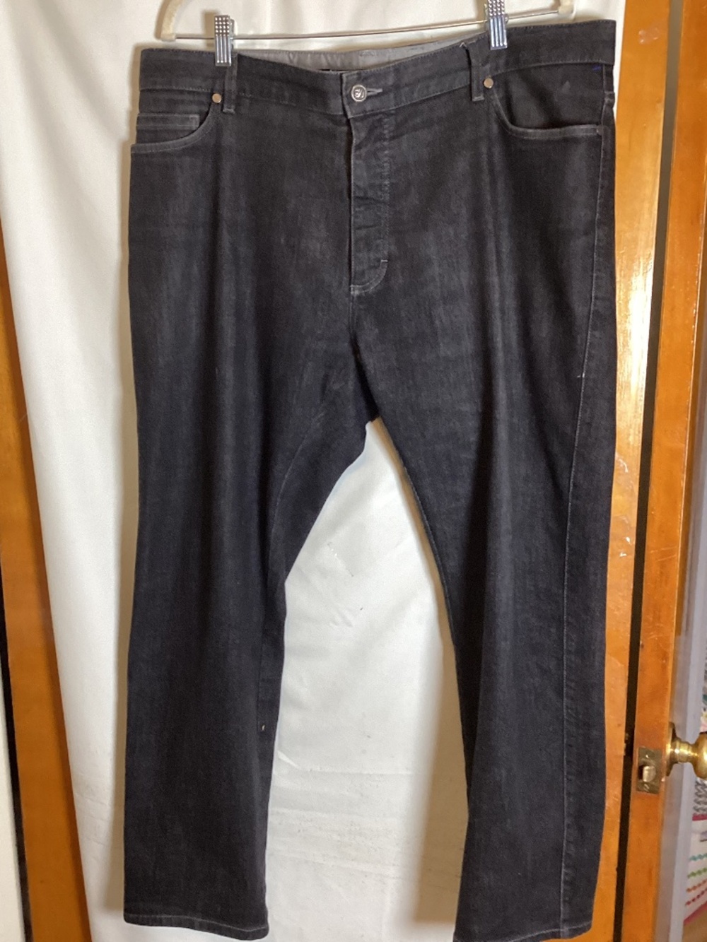 ERMENEGILDO ZEGNSA black straight jeans SZ 42